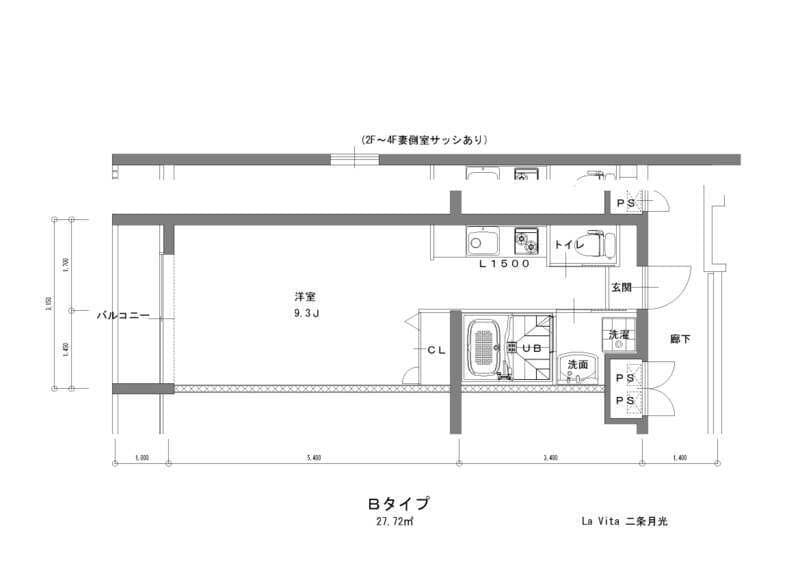Preview floorplan of La Vita Nijo Gekko