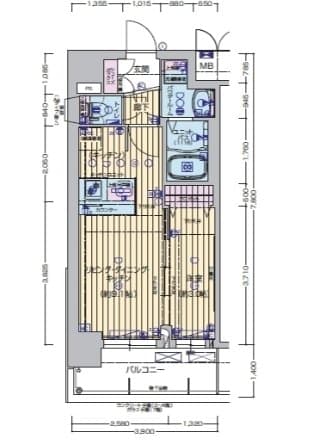 Preview floorplan of Presance THE KYOTO sumika✨Foreign nationals: OK