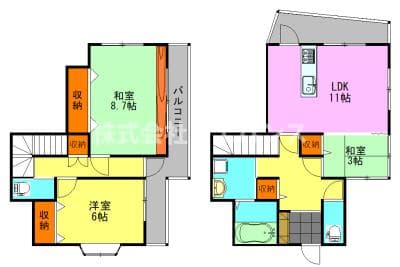 Preview floorplan of Matsugaoka Town Y Rental House