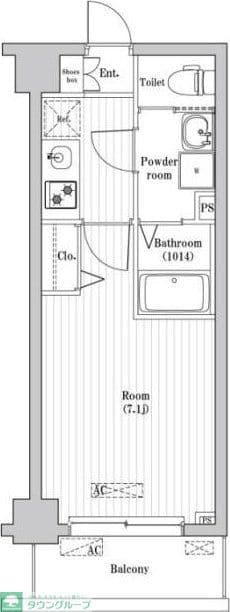 Preview floorplan of N-stage Nishifunabashi II