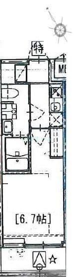 Preview floorplan of KDXX Residence Haraboku Nakayama