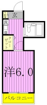 Preview floorplan of Clio Kitamatsudo No.1 Building
