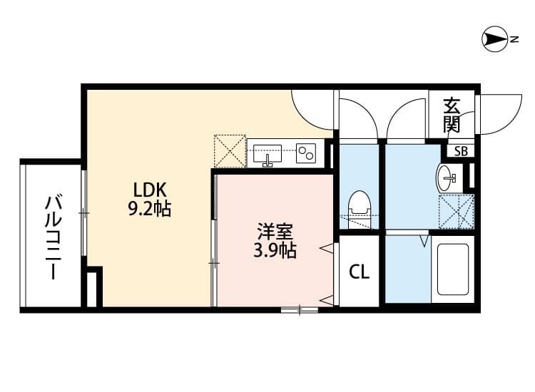 Preview floorplan of NK Clair Tsukaguchi