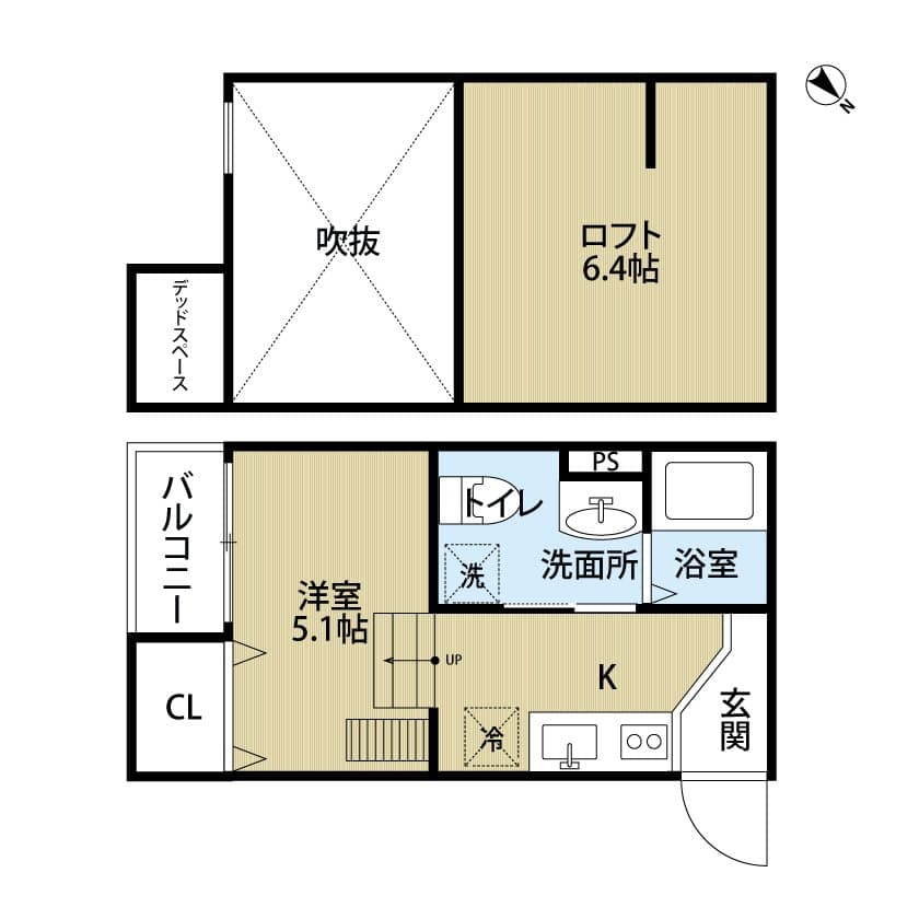 Preview floorplan of Sky Villa Higashinawaba