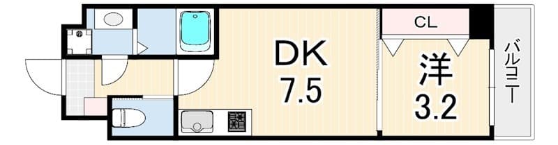 Preview floorplan of NU Mukogawa Station Front