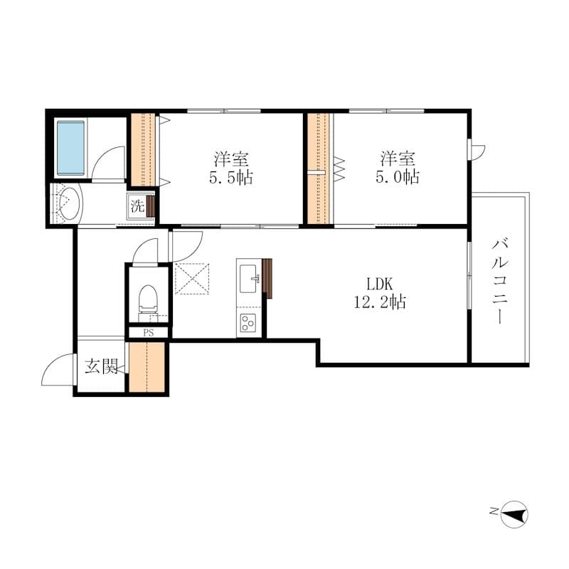 Preview floorplan of HEBEL MAISON Minamikujō ✨Foreign nationals: OK