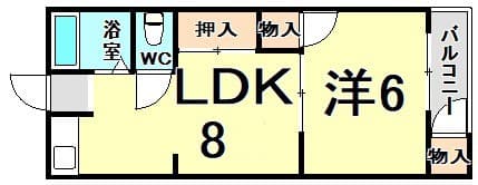 Preview floorplan of Nishi Itami Mansion