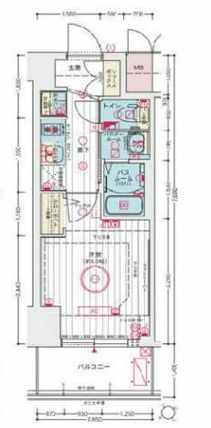 Preview floorplan of Estem Court Kobe Minatomachi