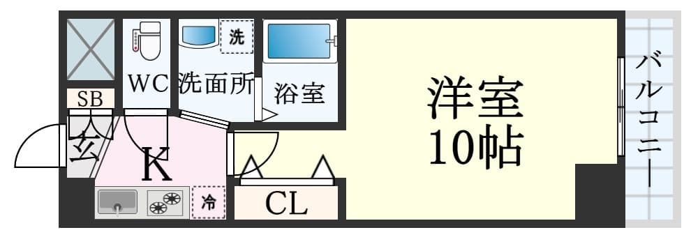 Preview floorplan of Realize Kobe SOUTH