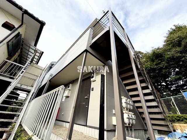 Main exterior of Rb (Temporary) Miyazakidai AP