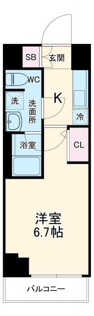 Preview floorplan of ARCobaleno Musashikosugi