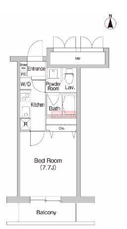 Preview floorplan of Prime Urban Kawasaki Minamisakacho