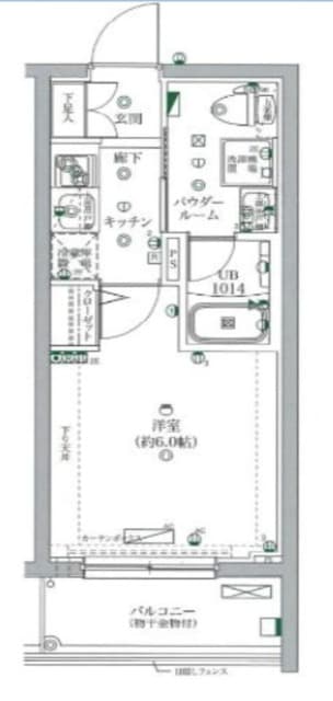 Preview floorplan of Spacia Garden Kawasaki Kajigaya