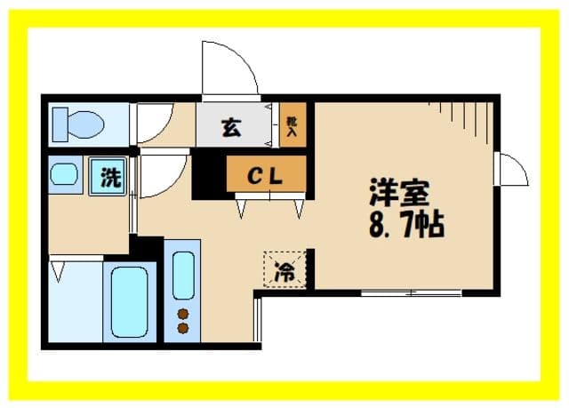 Preview floorplan of Espoir Mizonokuchi