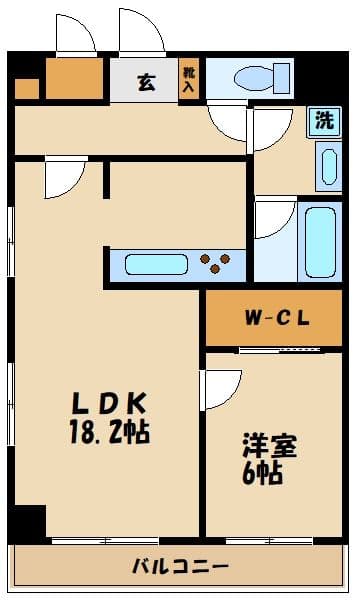 Preview floorplan of Rb KDX Residence Mizonokuchi