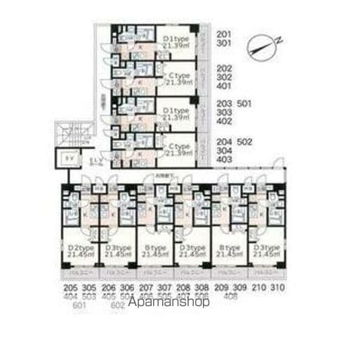 Preview floorplan of Samty Residence Yokohama Isogo