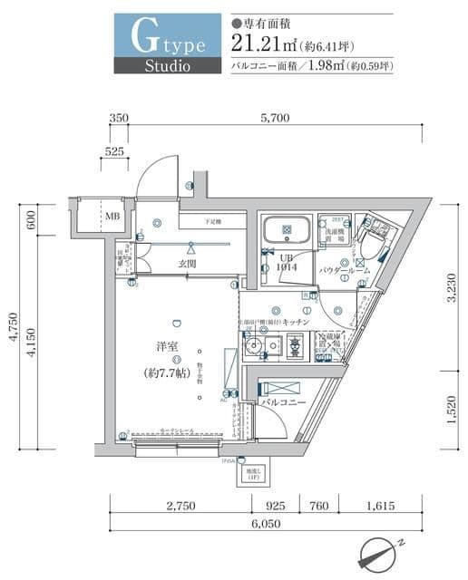 Preview floorplan of Estuluth Yokohama Koyasu