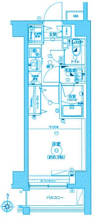 Preview floorplan of MAXIV Yokohama Minami