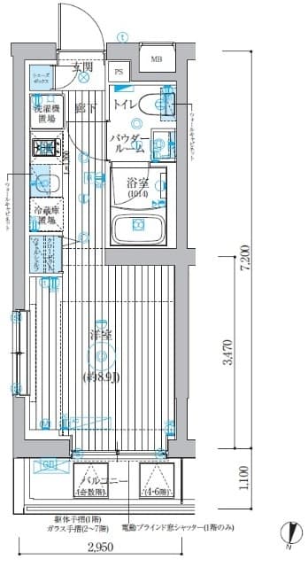 Preview floorplan of Belgrade Yoshinocho