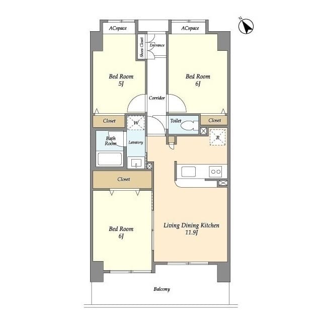 Preview floorplan of Amour Yokohama