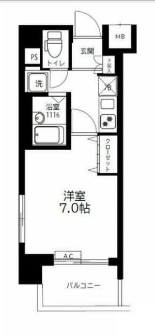 Preview floorplan of Exceria Yokohama