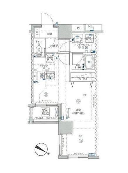Preview floorplan of Spacielux Yokohama