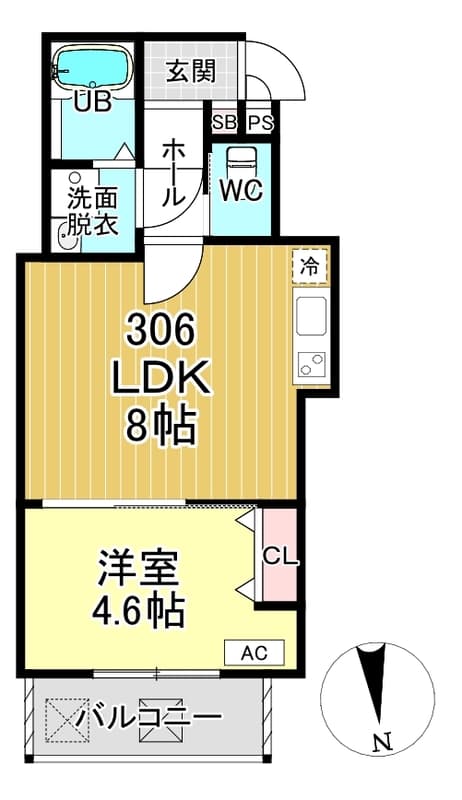Preview floorplan of Casa Wood Tanbabashi