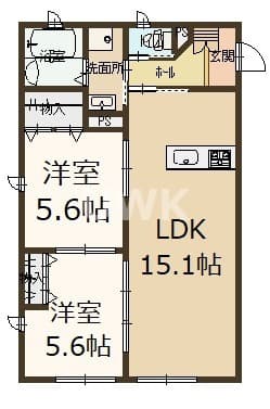 Preview floorplan of YOURMAISON Fushimi ✨Foreign nationals: OK