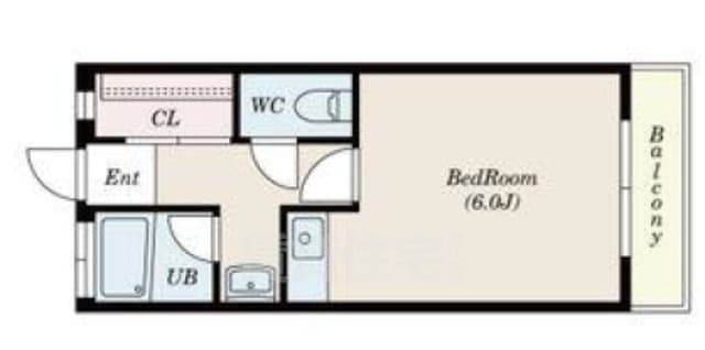 Preview floorplan of Seiryuji Abitasion