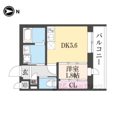 Preview floorplan of Aqua Place Kyoto Jurakudai