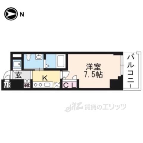 Preview floorplan of Aqua Place Kyoto Rakunan 3
