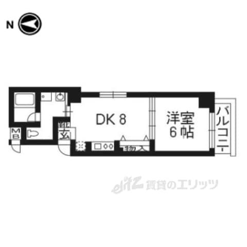 Preview floorplan of EC Kyoto Station Front KOTO ✨Foreign nationals: OK