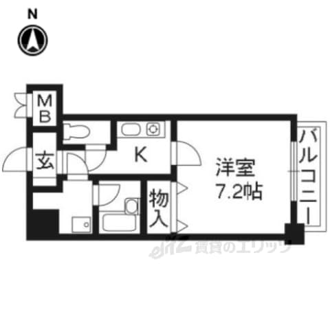 Preview floorplan of Lions Mansion Kyoto Kawaramachi Third