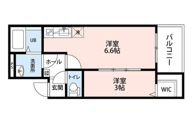 Preview floorplan of KM-Arto Katsuragawa ✨Foreign nationals: OK