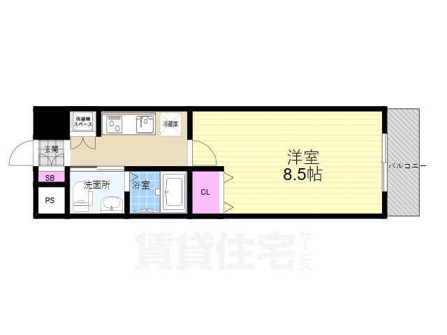 Preview floorplan of Bellagio Karasuma Sanjo