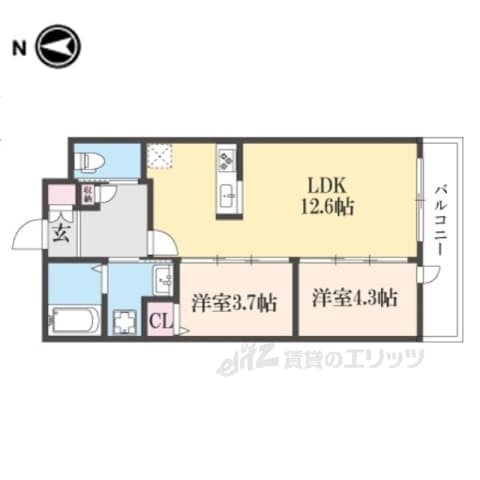 Preview floorplan of atrrice Enmachi ✨Foreign nationals: OK