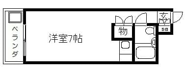 Main floorplan of City Heights Sanjo ✨Foreign nationals: OK