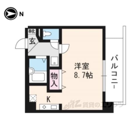 Preview floorplan of Presance Kyoto Goshonishi