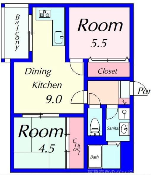 Preview floorplan of Elegance Court Shimogamo ✨Foreign nationals: OK