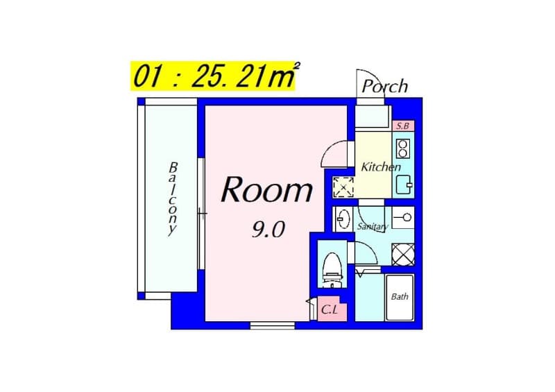 Preview floorplan of House Saison Kyoto University North ✨Foreign nationals: OK