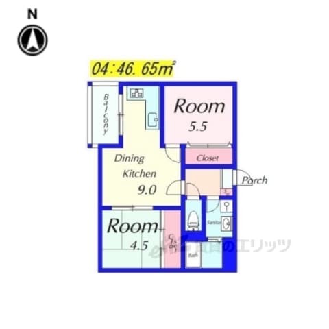 Preview floorplan of Rb Elegance Court Shimogamo