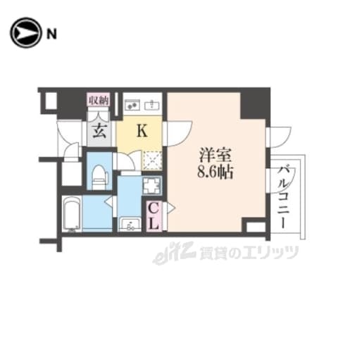 Preview floorplan of DC Garden Kyoto West ✨Foreign nationals: OK