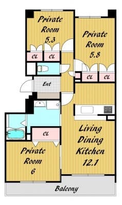 Preview floorplan of Pine Field Rakuishi