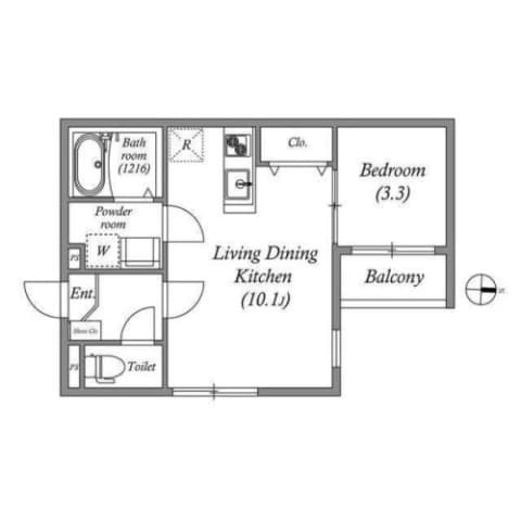 Preview floorplan of Plandoor Nagitōji