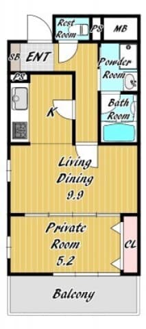 Preview floorplan of Pine Field Higashino ✨Foreign nationals: OK