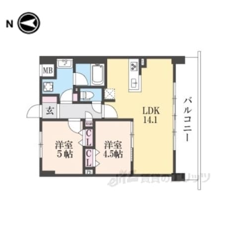 Preview floorplan of Blanchesta Yamashina Otsuka