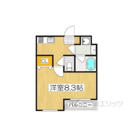 Preview floorplan of COLORLIFE Nagaokakyo