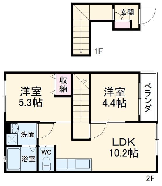 Preview floorplan of ANNEXO Kishinoue
