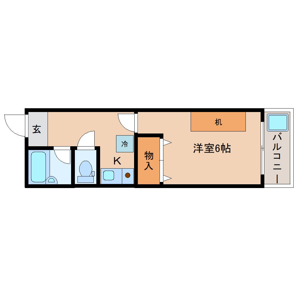 Preview floorplan of Miyuki City Mansion