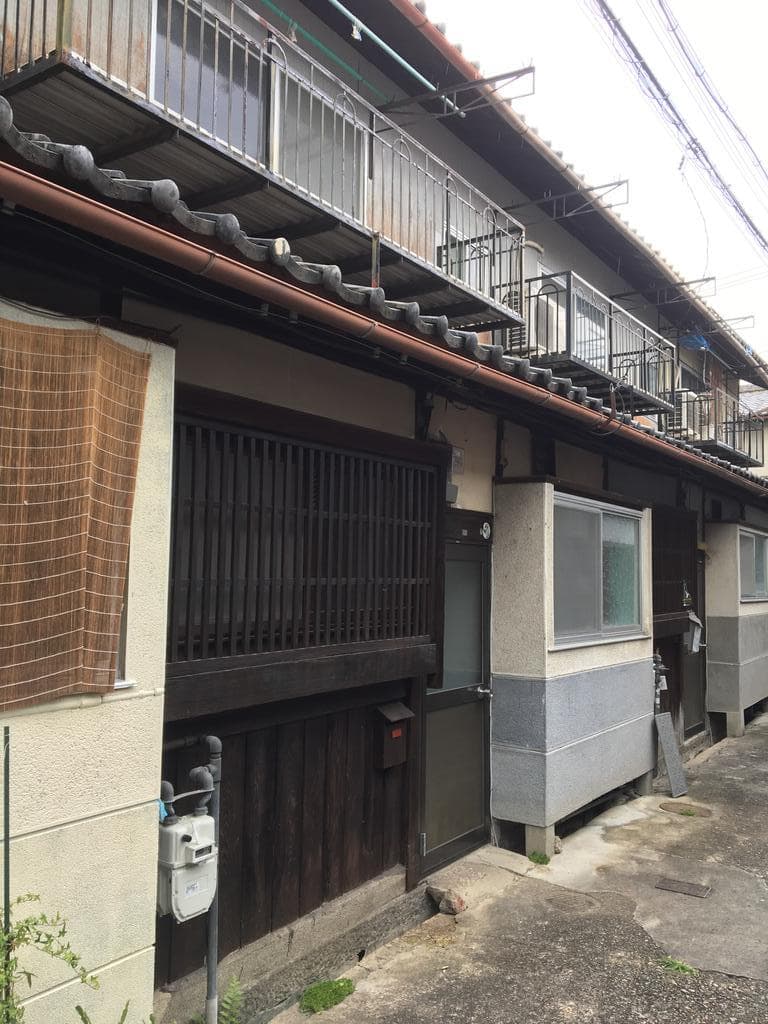 Main exterior of Kitabukicho Rental House (3rd Unit from the East)